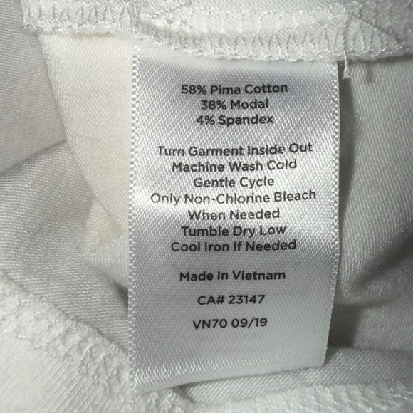 TALBOTS Pima Cotton-Blend Tank - Solid White 1X - Picture 13 of 14